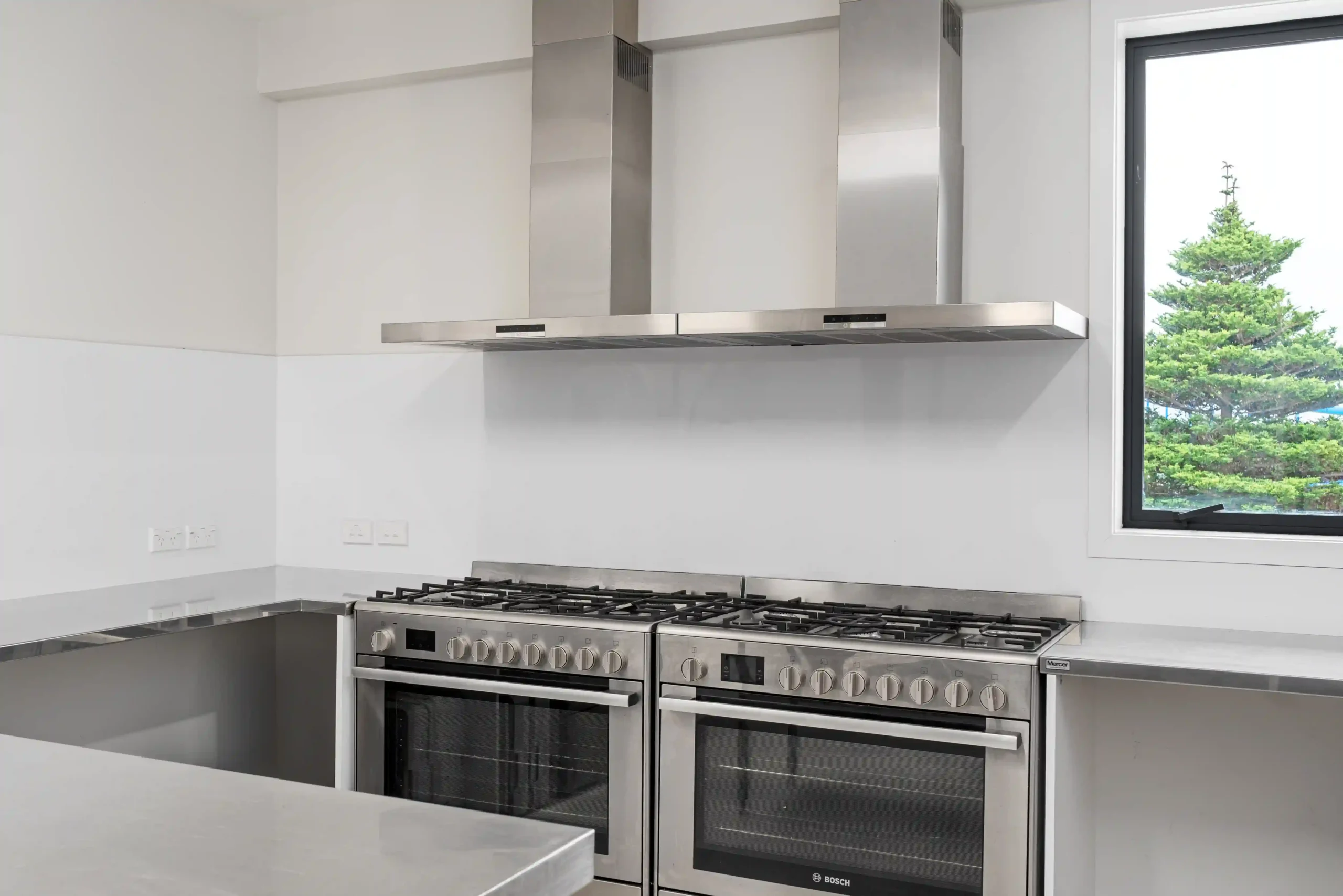 Commercial kitchen available for BYO catering at a Gisborne end-of-year function venue
